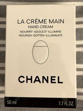 Chanel La Crème Main Hand Cream - White & Black Packaging - 50ml - NWT